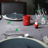 Customisable Acrylic Table Place Card, Round