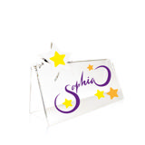 Customisable Acrylic Table Place Card with Star