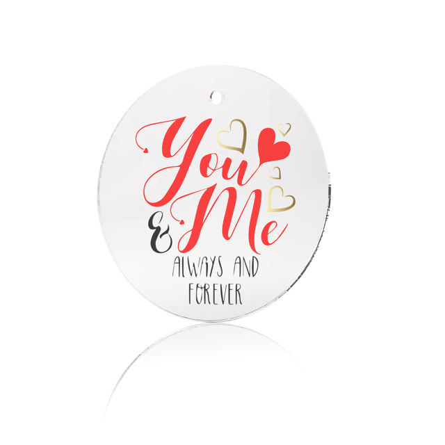 Customisable Acrylic Disc M, 200 mm