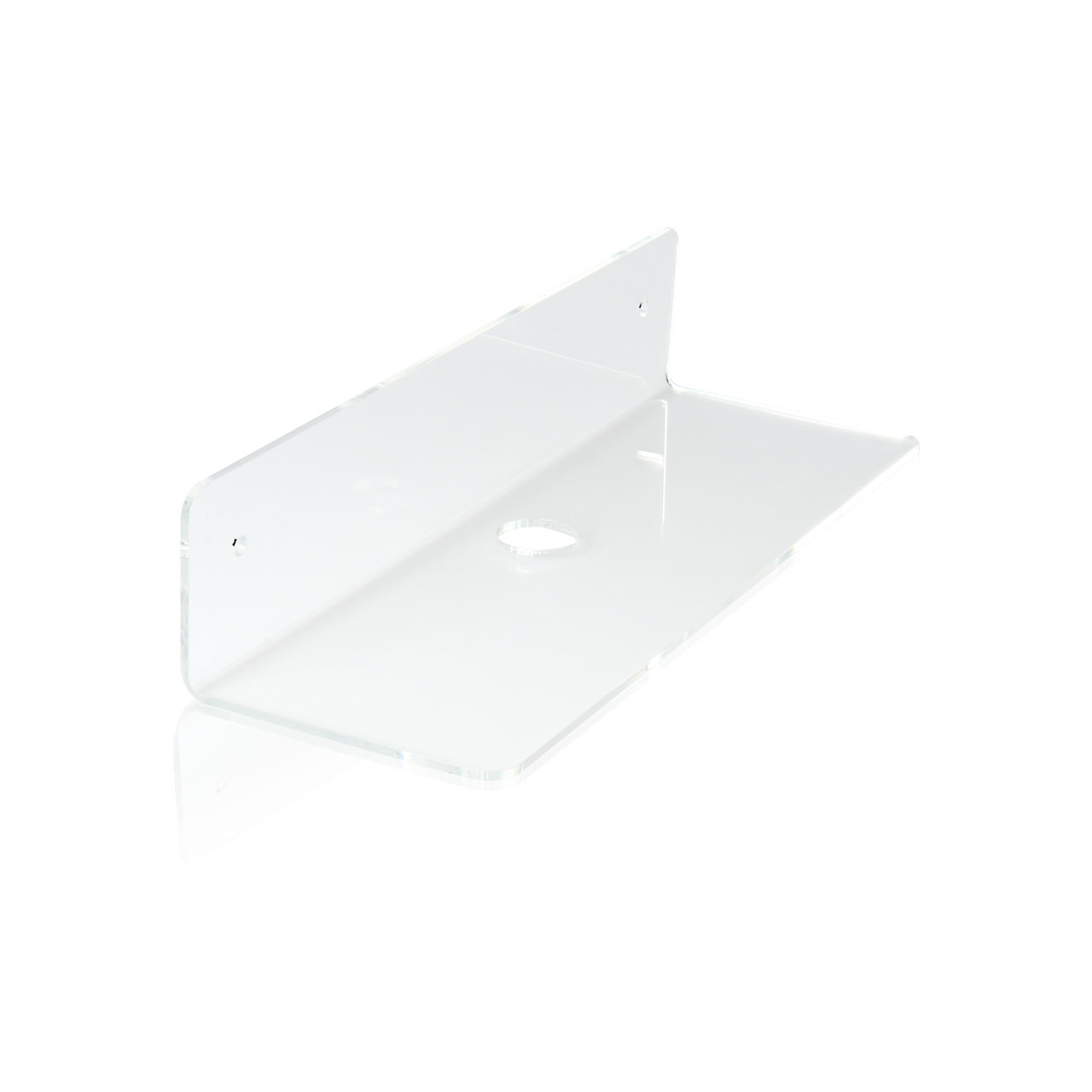 Floating Acrylic Shelf, L-shape