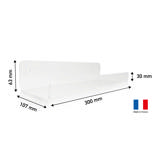 Floating Acrylic Shelf, U-shape