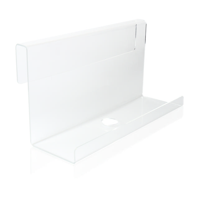 Hanging Acrylic Bedside shelf, Small