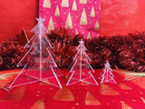 Acrylic Xmas Tree Trio