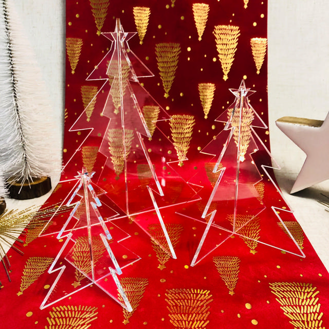 Acrylic Xmas Tree Set