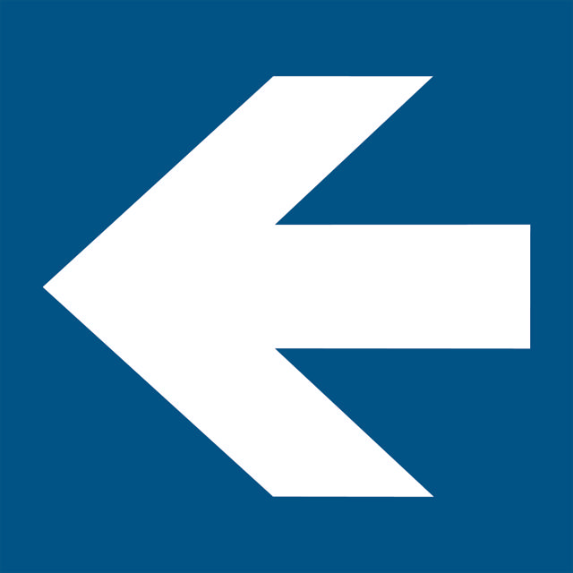 Arrow to the left Sign