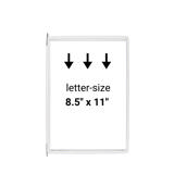 Tarifold Desktop Reference & Display System - 20 White Pockets, Letter-Size