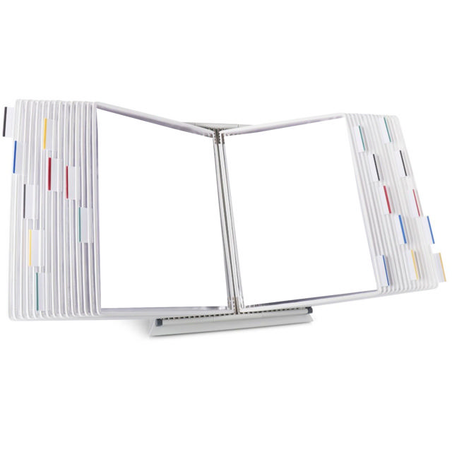 Tarifold Desktop Reference & Display System – 30 White Pockets, Letter-Size
