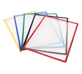 Easy Load Wall Mount Reference & Display System – 10 Assorted Pockets, Letter-Size