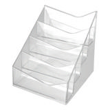 Business Card Holder, 4 compartments
