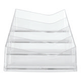 Business Card Holder, 4 compartments