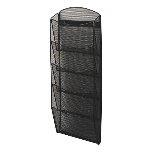 Wire Mesh Wall Leaflet Organiser, 5 compartments, A4
