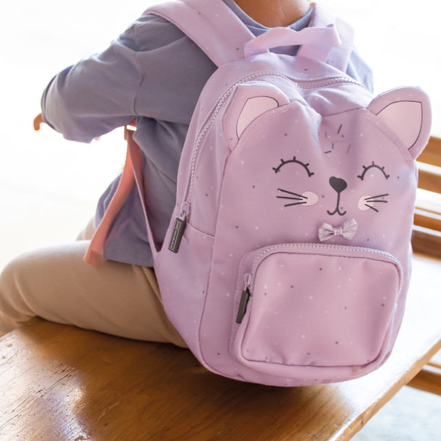 Mini Backpack, Pink Cat