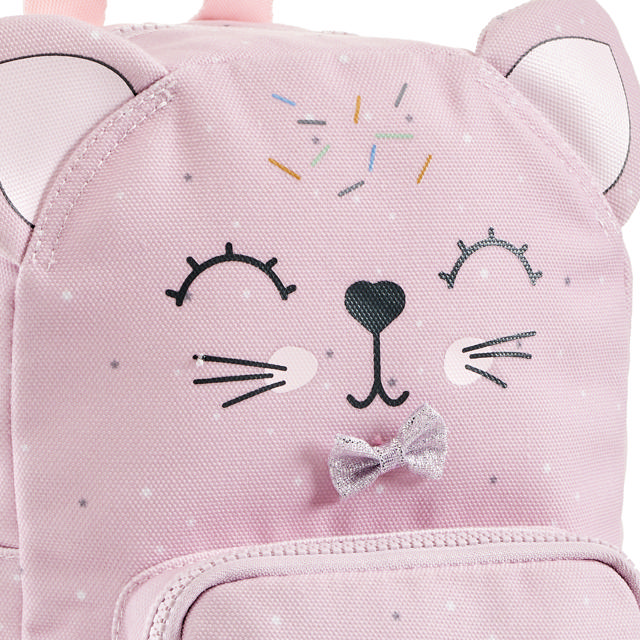 Mini Backpack, Pink Cat