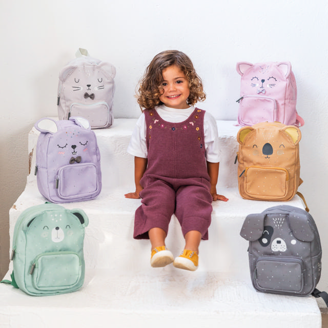 Mini Backpack, Purple Rabbit