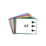  Tarifold Pivoting Pockets for Wall, Desk or Rotary Systems - 10 Assorted Pockets, Landscape, A3 Size