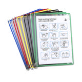 Tarifold Antimicrobial Pivoting Pockets for Wall, Desk or Rotary Systems - 10 Assorted Pockets, Letter-Size