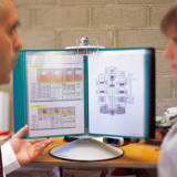 Tarifold Rotary Reference & Display System - 50 Assorted Pockets, Letter-Size