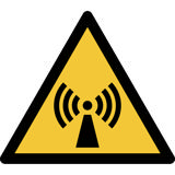 Safety sign Warning Falling ice