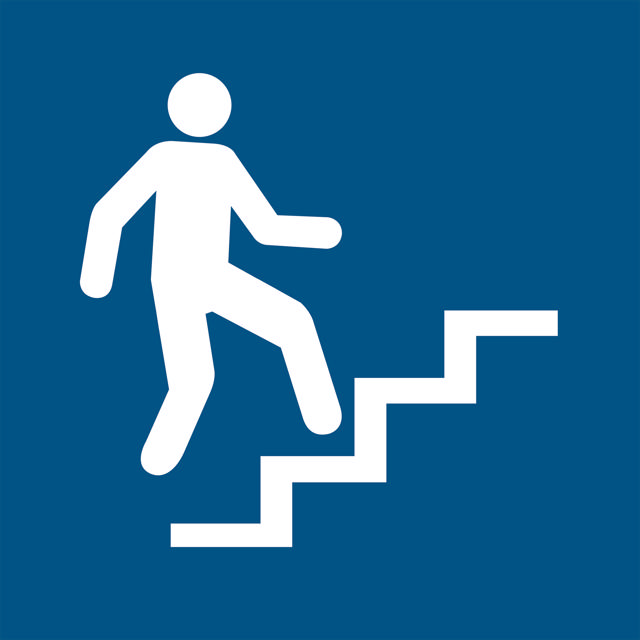 Stairway Up Sign