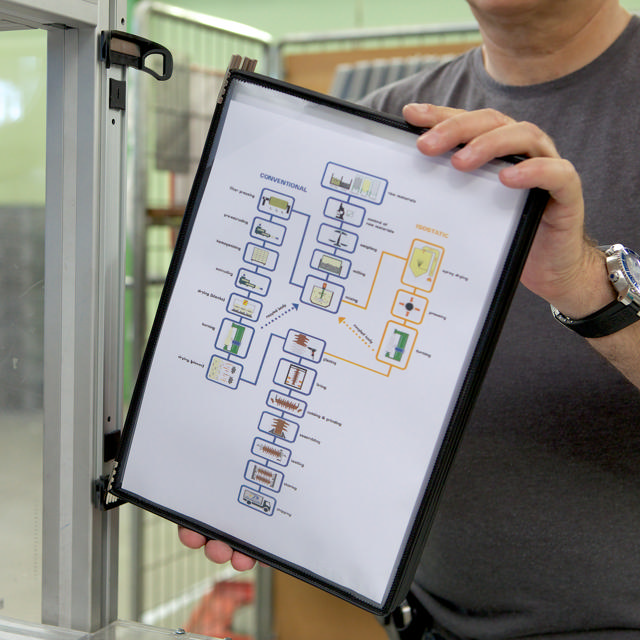 Tarifold PRO Wall Mount Reference & Display System – 10 Black Pockets, Universal (Letter-Size/A4)