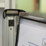 Tarifold PRO Wall Mount Reference & Display System – 10 Black Pockets, Universal (Letter-Size/A4)