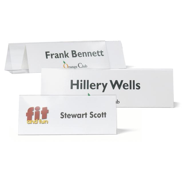 Table Name Signs, 210 x 63 mm
