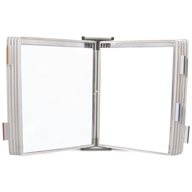 Tarifold Wall Mount Reference & Display System – 10 White Pockets, Letter-Size