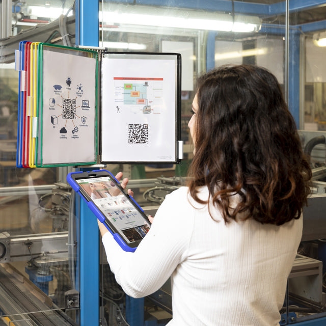 Tarifold Antimicrobial Wall Mount Reference & Display System – 10 Assorted Pockets, Letter-Size