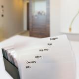 CD Dividers incl. labels with pre-printed film genres