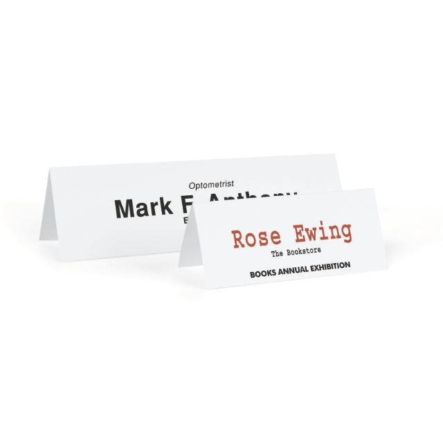 Table Name Signs, card, 210 x 61 mm