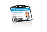 Security ID Card Holder, Open Face, Horizontal, for 1 Card