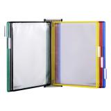 Tarifold Metal Wall Document Display System, A4, 10 Pockets (Colour Packaging)
