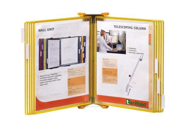 Tarifold Candy Line Wall Document Display System, A4, 10 PP Pockets