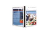 Tarifold Antimicrobial Magnetic Wall Document Display System, A4, 5 Pockets