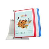Tarifold Metal Desk Document Display System, A4, 10 Pockets, USA Colours