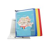 Tarifold Metal Desk Document Display System, A4, 10 Pockets, Romania Colours