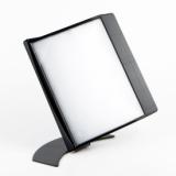 Tarifold Easy Load Black Edition Desk Document Display System, A4, 10 PP Pockets, Top and Left Side Loading