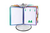 Tarifold Steel Rotary Document Display System, A4, 40 Pockets