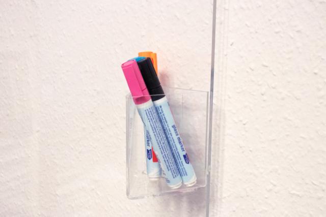 Acrylic Adhesive Marker Pen Holder Cup