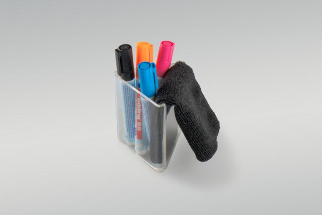 Acrylic Adhesive Marker Pen Holder Cup