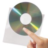 CD Pockets with Finger Hole Self-adhesive