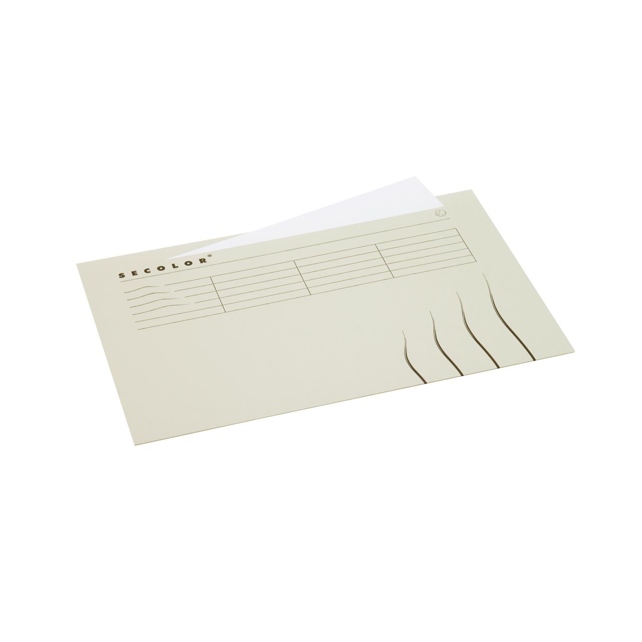 Secolor File Folder with Top Tab Edge, Folio, 100% recycled cardboard, FSC® 