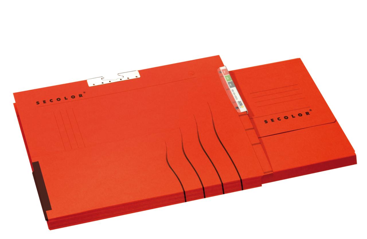 Secolor Collection Folder, Lateral, A4, 100% recycled cardboard, FSC® 