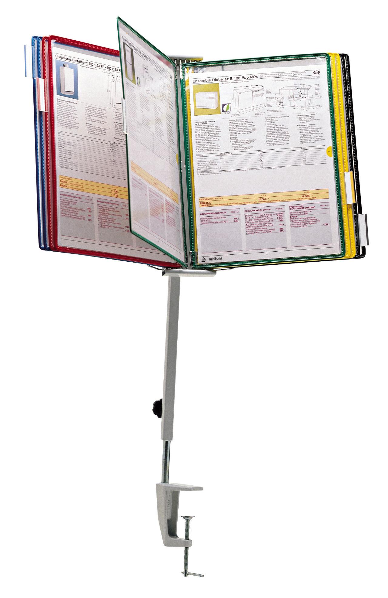 Desk Column for Document Display Systems, for 10 to 20 A4 Pockets