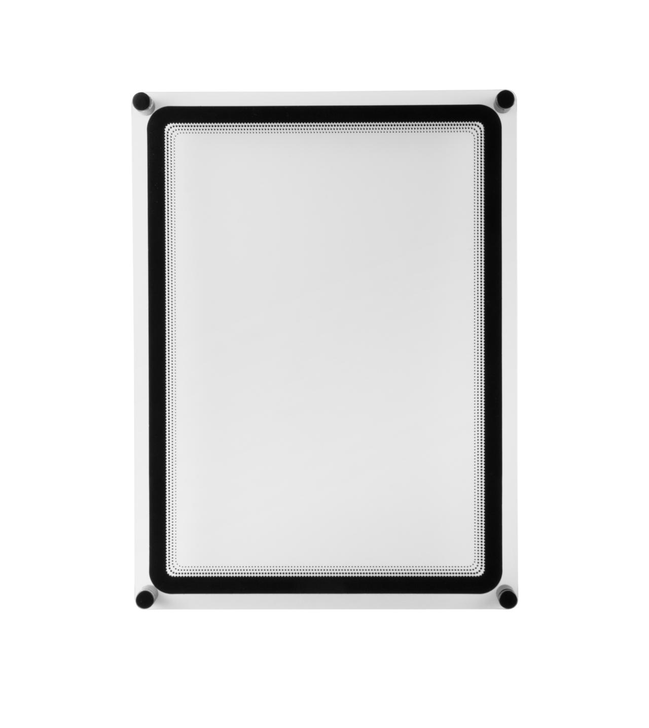 Acrylic Wall Sign Holder with A4 Magneto Frame Display Pocket, Portrait/Landscape
