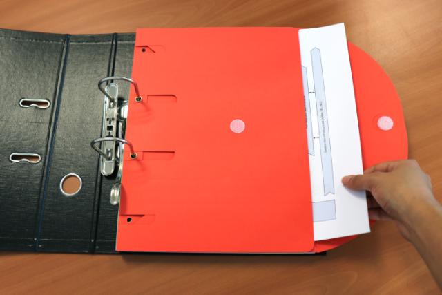 Perforated folders